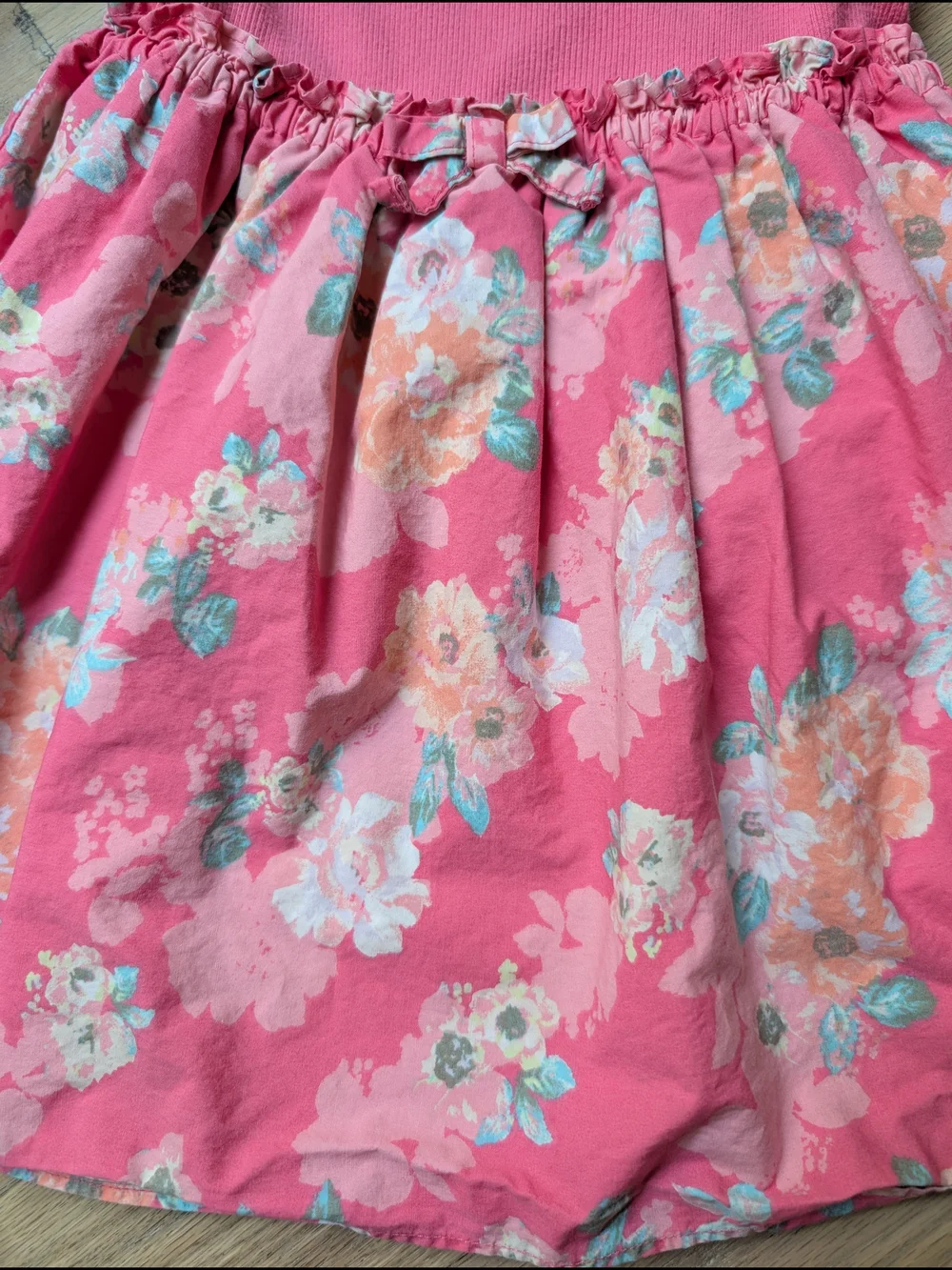 The Children's Place Hot Pink Floral Tank Dress Size 3T